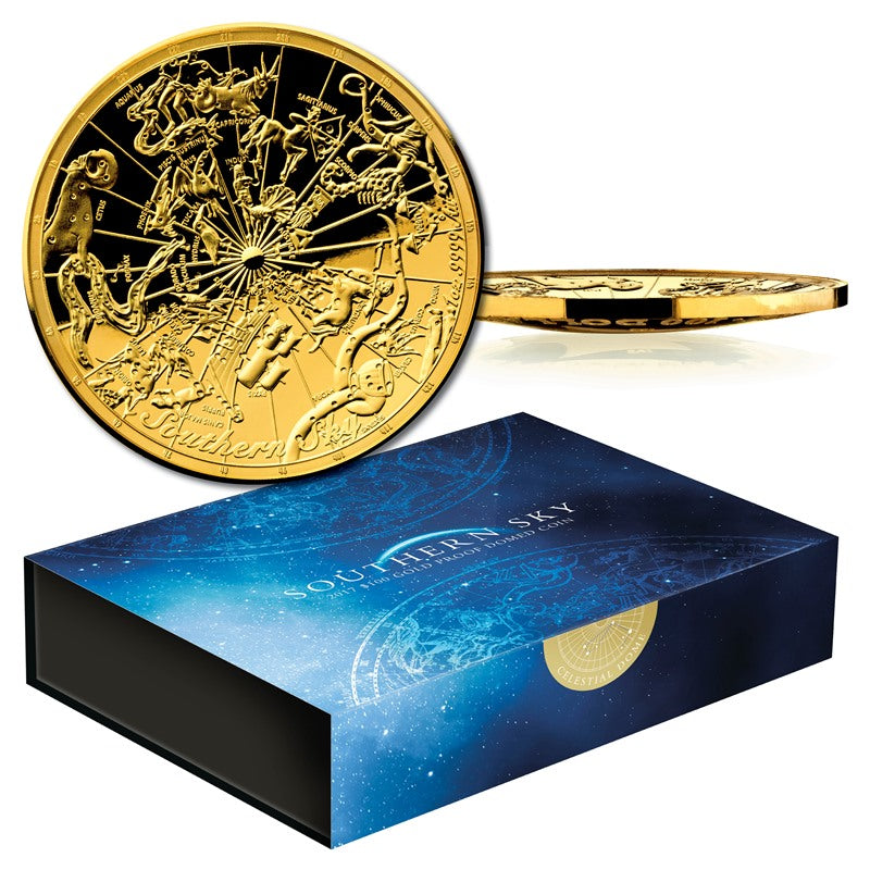 $100 2017 Celestial Dome - Southern Sky Gold Proof - Wynyard Coin ...
