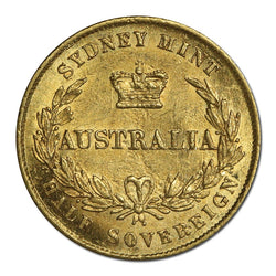 1861 Sydney Mint Half Sovereign EF