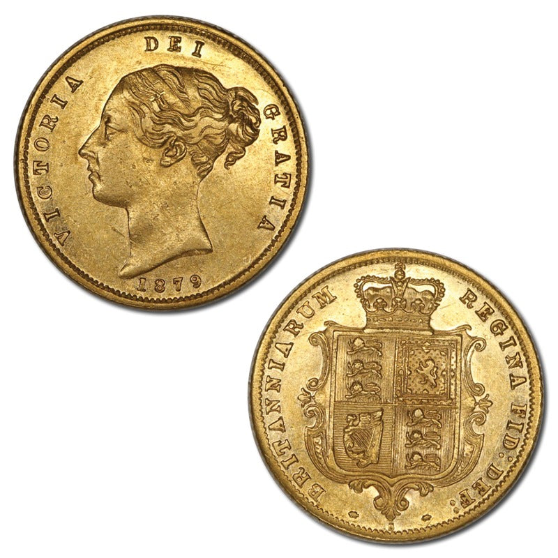 1879 Sydney Gold Half Sovereign nEF