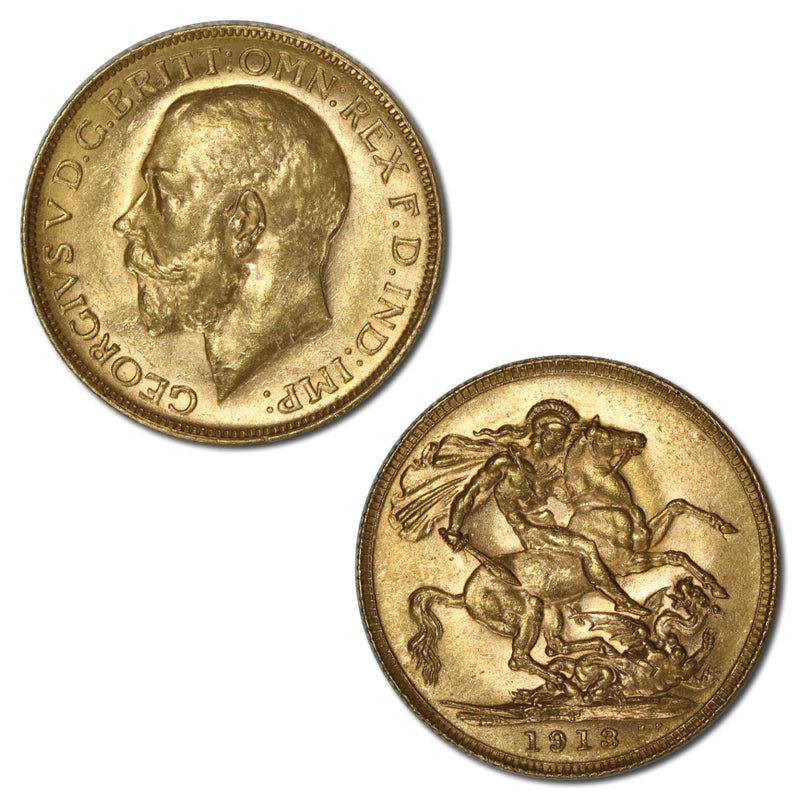 1913 Perth Gold Sovereign Lustrous nUNC