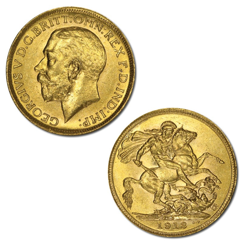 1913 Sydney Gold Sovereign Lustrous UNC