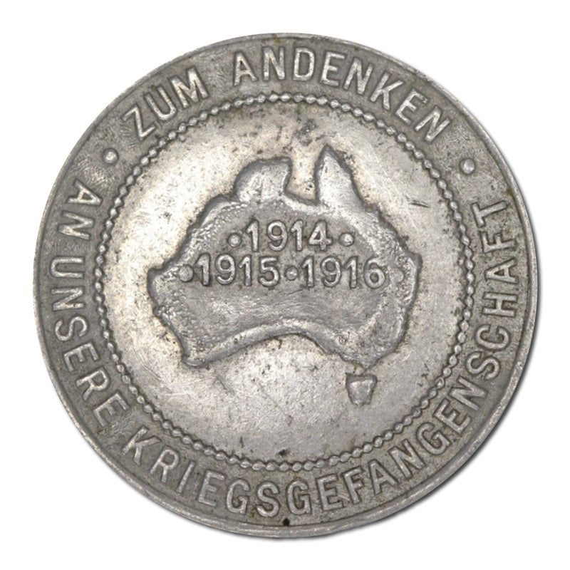Australia 1914-16 German Concentration Camp Aluminium Token