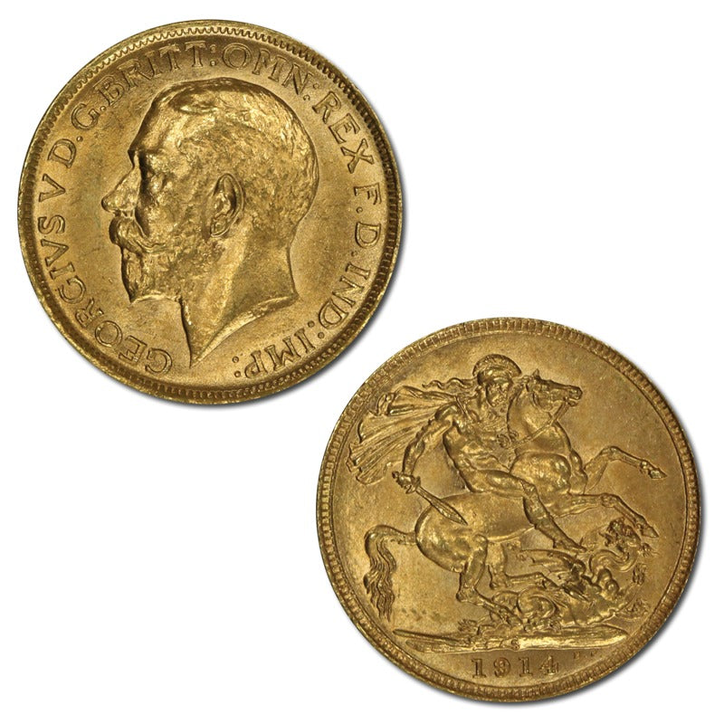 1914 Sydney Gold Sovereign Lustrous UNC
