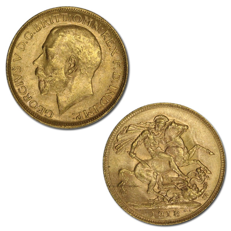 1918 Perth Gold Sovereign Lustrous UNC
