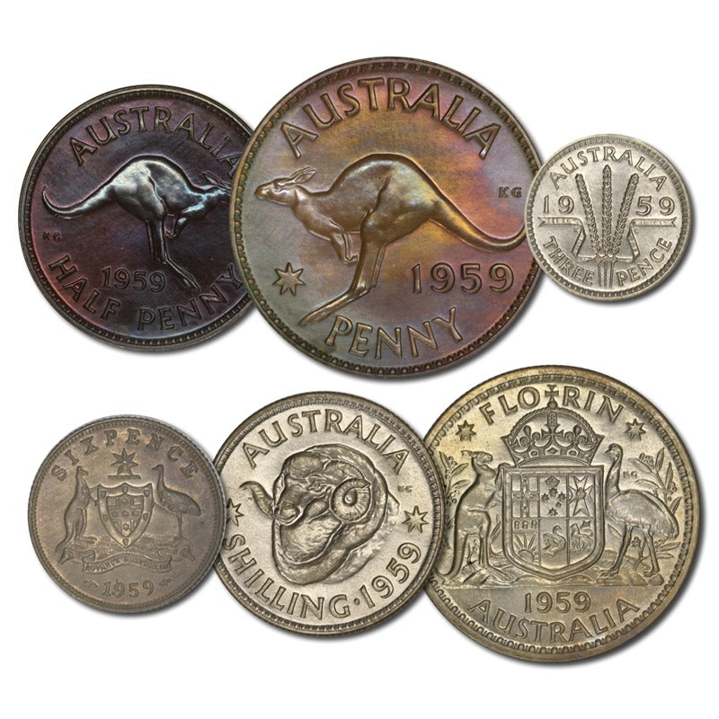 1959 6 Coin Proof Set