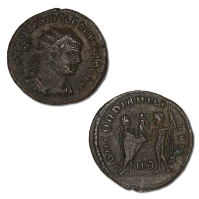 Ancient Rome Diocletian 284-305 AD Antoninianus