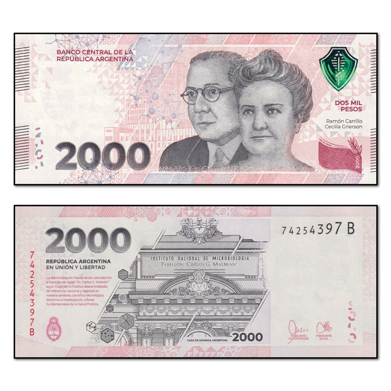 Argentina 2023 2000 Pesos P.368 CFU