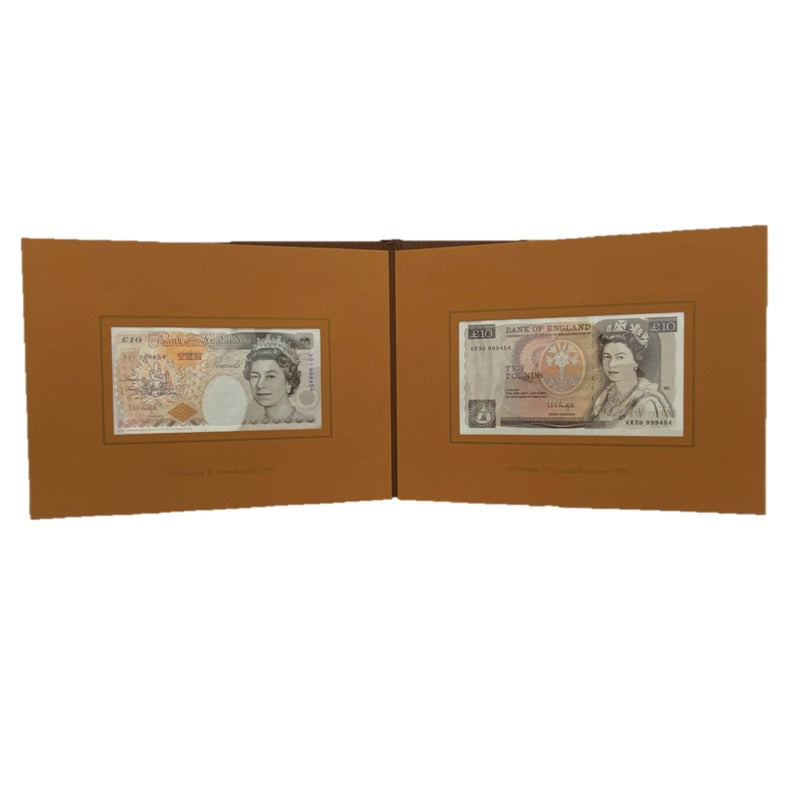 1992 Bank Of England 10 Pound First Last Banknote Pair M R Roberts 1992-bank-of-england-10-pound-first-last-banknote-pair-m-r-roberts