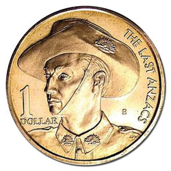 $1 1999 Last ANZACS Mintmark UNC