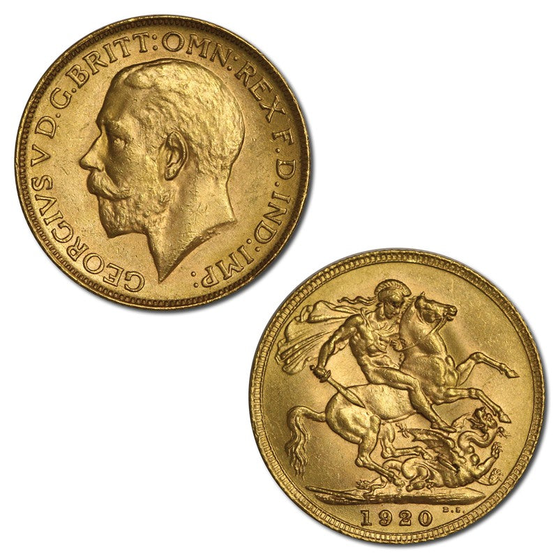 1920 Perth Gold Sovereign Lustrous UNC