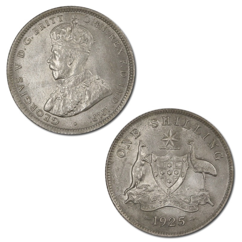 Australia 1925/3 Overdate Shilling