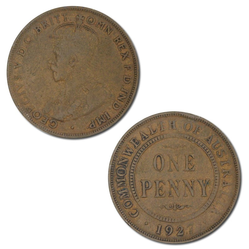 Australia 1927 Melbourne (Indian Obverse Die) Penny