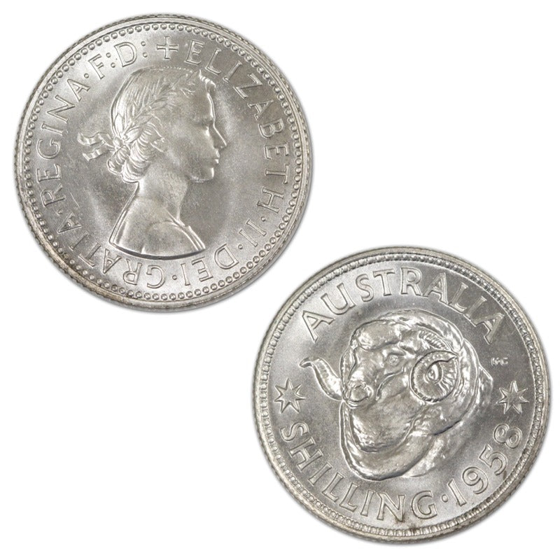 Australia 1958 Melbourne Mint Proof Shilling
