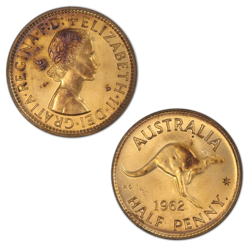Australia 1962Y. Perth Mint Proof Halfpenny
