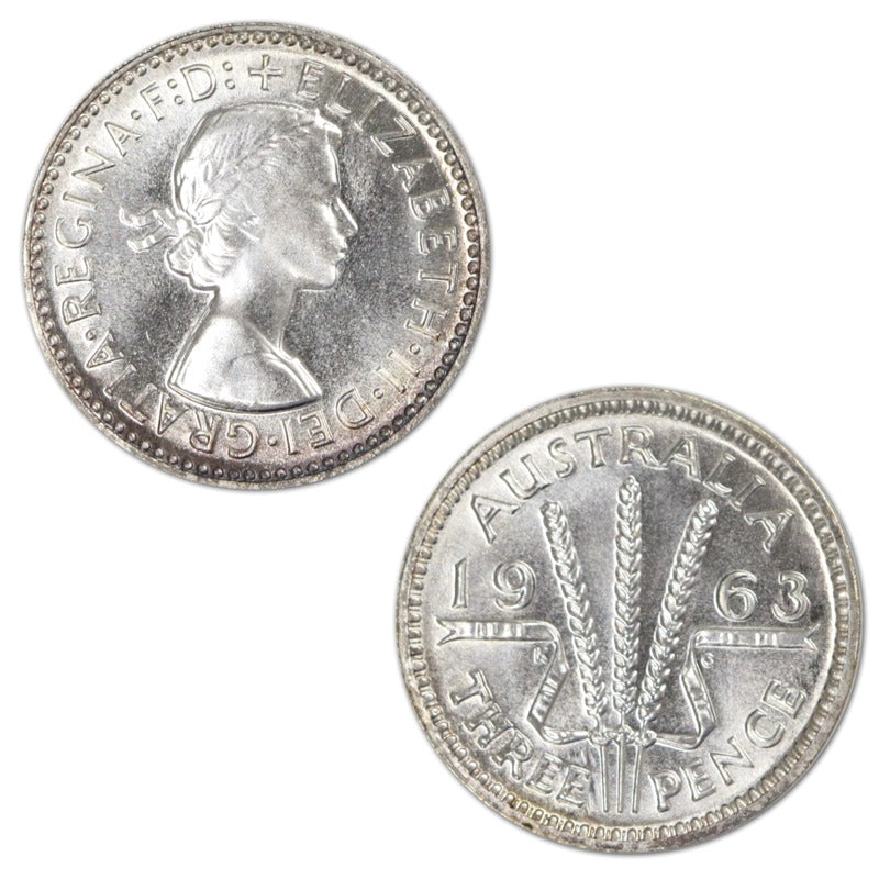 Australia 1963 Melbourne Mint Proof Threepence