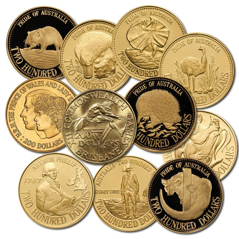 $200 1980-1994 Gold Coin