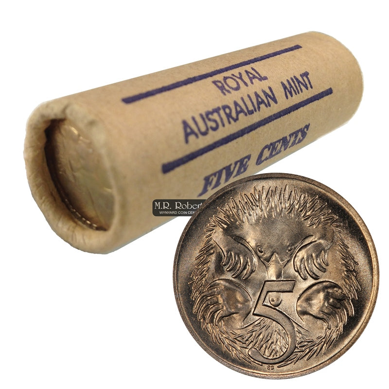 5c 1966 Royal Australian Mint Roll - Wynyard Coin Centre – M.R.Roberts ...
