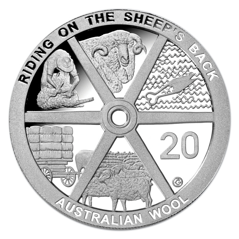 2011 2 Coin Proof Set - Australian Wool