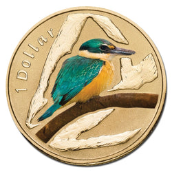$1 2011 Air Series - Sacred Kingfisher Al-Bronze UNC