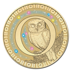$1 2015 Coloured 'O' Alphabet Al-Bronze Coin