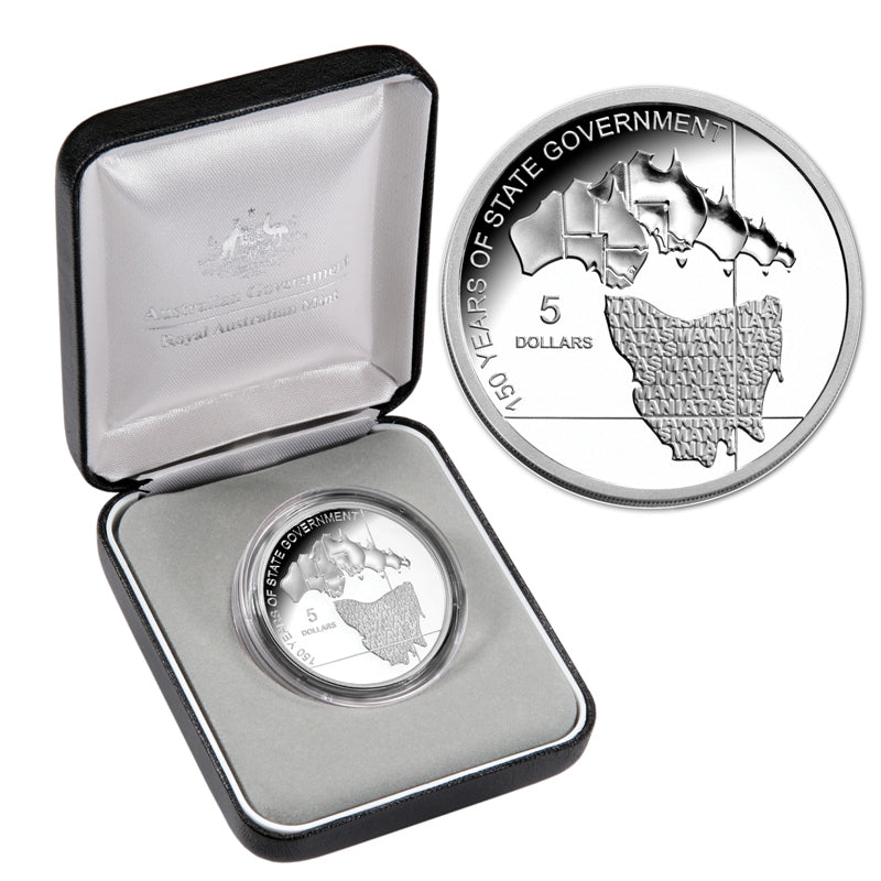 $5 2006 Tasmanian Government 150th Silver Proof