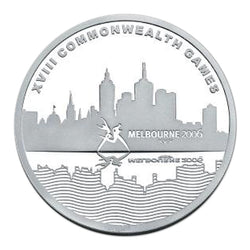 $5 2006 Commonwealth Games Melbourne City of Sport Silver Proof