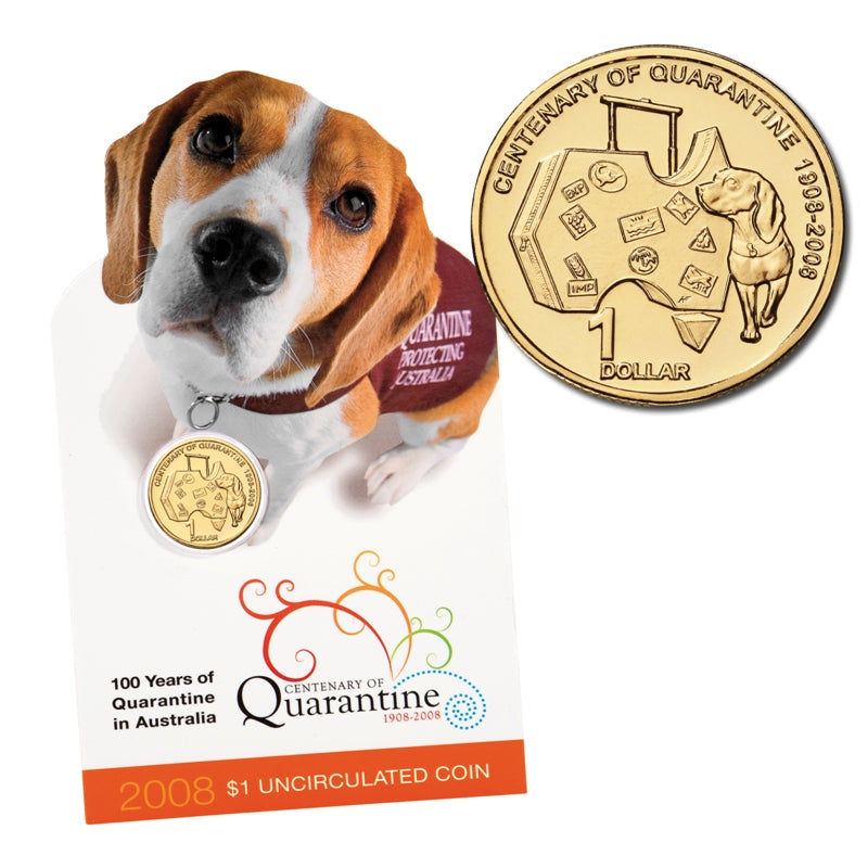 $1 2008 Quarantine Al/Bronze UNC