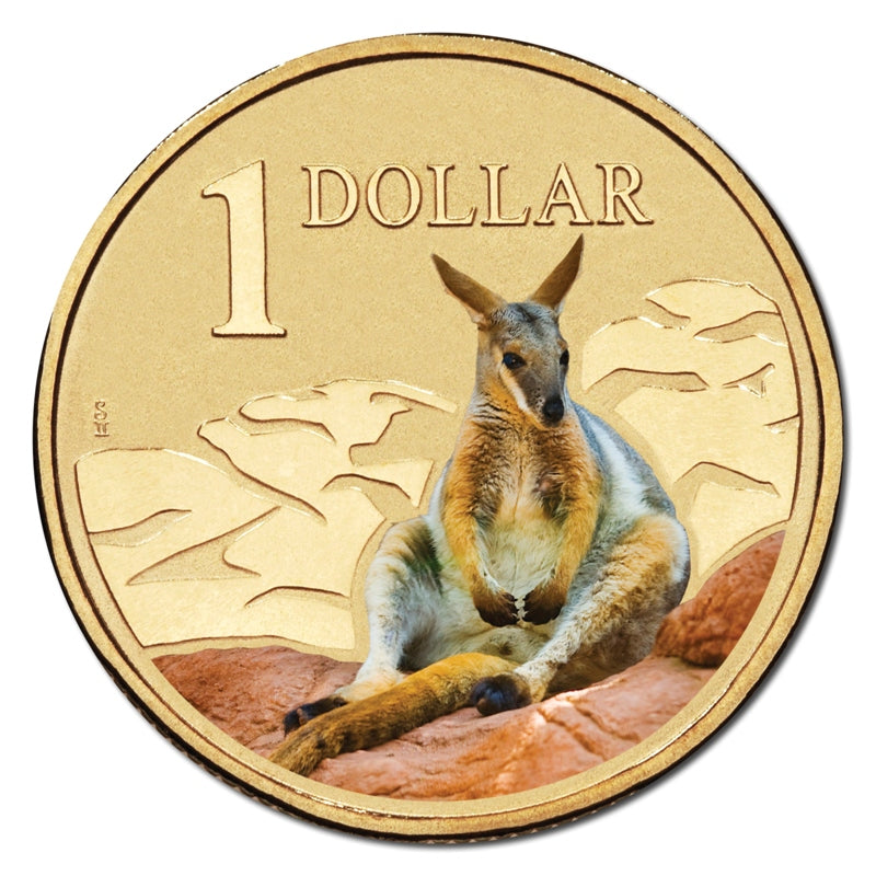 $1 2008 Land Series - Wallaby Al/Bronze UNC