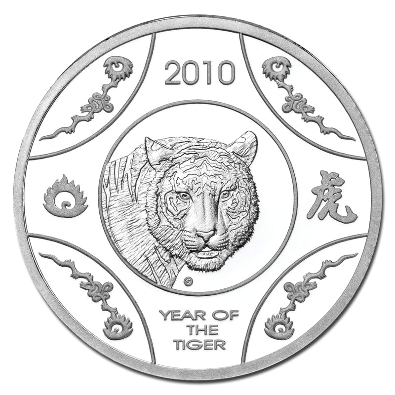 $1 2010 Year of the Tiger Silver Proof