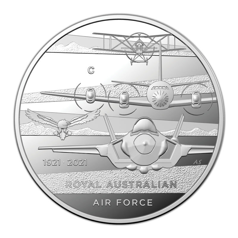 $1 2021 Heroes of the Sky RAAF Silver Proof