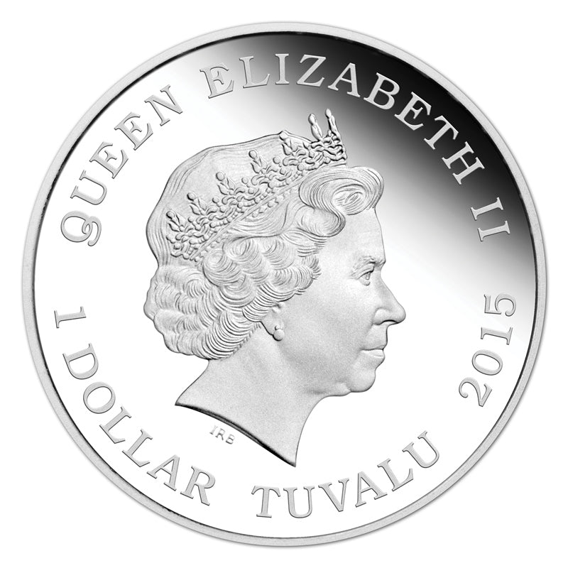 2015 Back to the Future Delorean 1oz Silver Coin