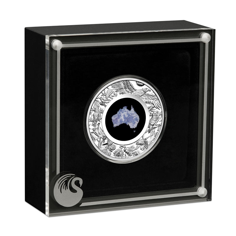 2022 Great Southern Blue Lepidolite 1oz Silver Proof