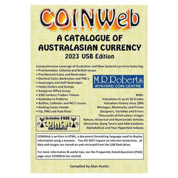 COINWeb USB - A Catalogue of Australasian Currency 2023 Edition