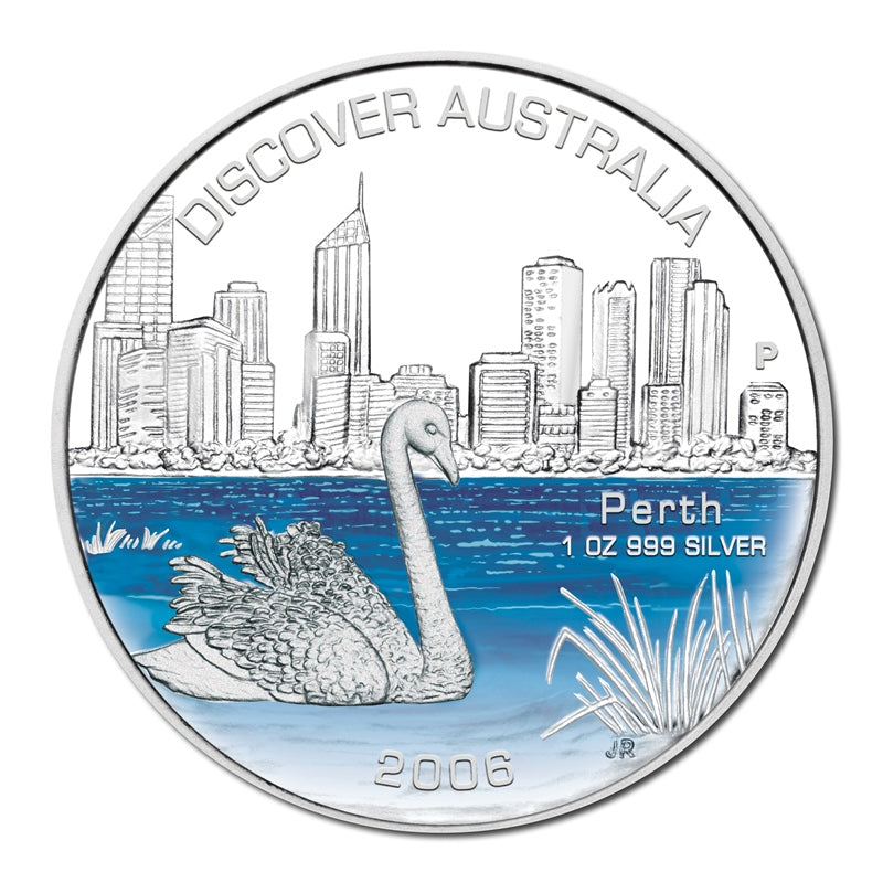 2006 Discover Australia - Perth 1oz Silver Proof