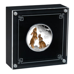 2023 Year Of The Rabbit Coloured 1oz Silver Proof