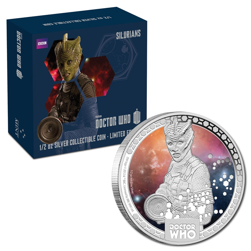 2014 Doctor Who - Silurians - 1/2oz Silver Proof