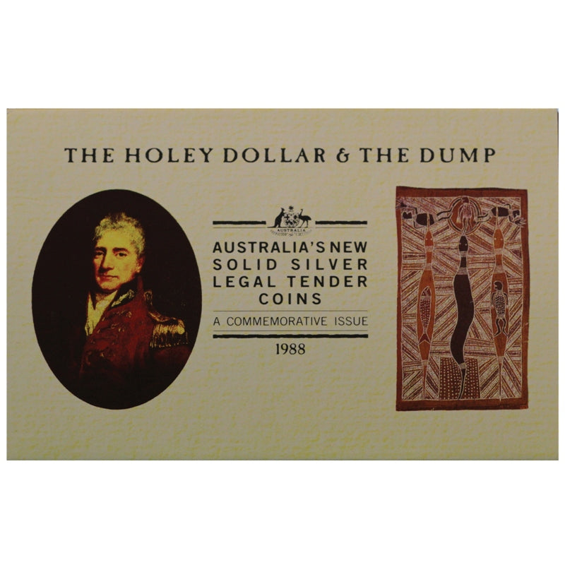 1988 Holey Dollar & Dump Silver Proof Pair