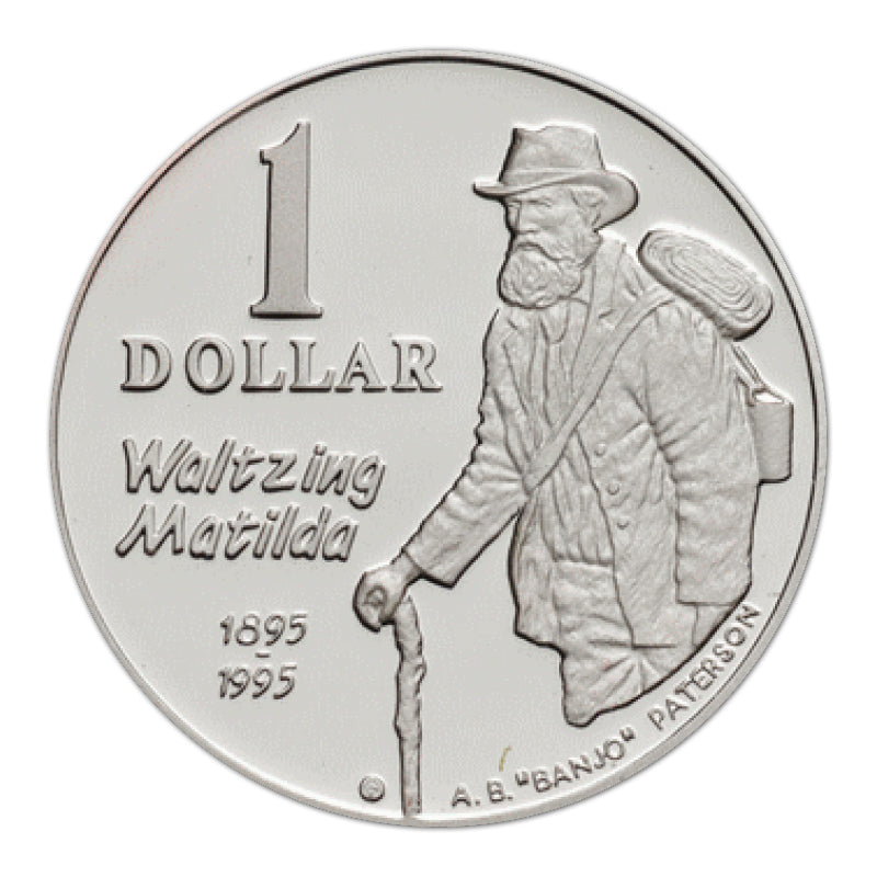 $1 1995 Waltzing Matilda Silver Proof - Wynyard Coin Centre – M.R.