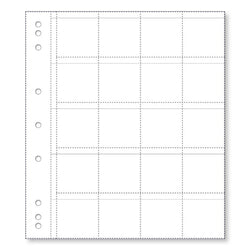 Page Coin Album Refill 20 Pkt - Pack of 10 | Page Coin Album Refill 20 Pkt - Pack of 10