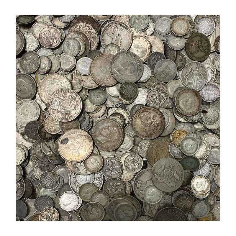 1 Kilo 92.5% Silver (Pre 1910-1945) Coins