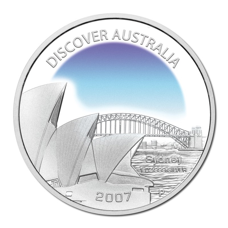 2007 Discover Australia - Sydney 1oz Silver Proof