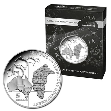 $5 2014 ACT Government 125th Silver Proof