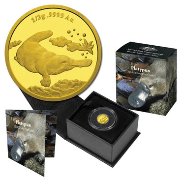 $2 2014 Platypus Gold Proof