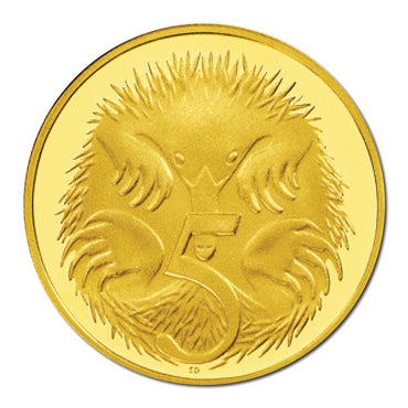 5c 2014 Echidna Gold Proof