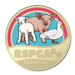 $1 2021 RSPCA 150th Anniversary UNC - Farm Animals