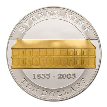 $10 2005 Sydney Mint Sesquicentenary Silver Proof Coin