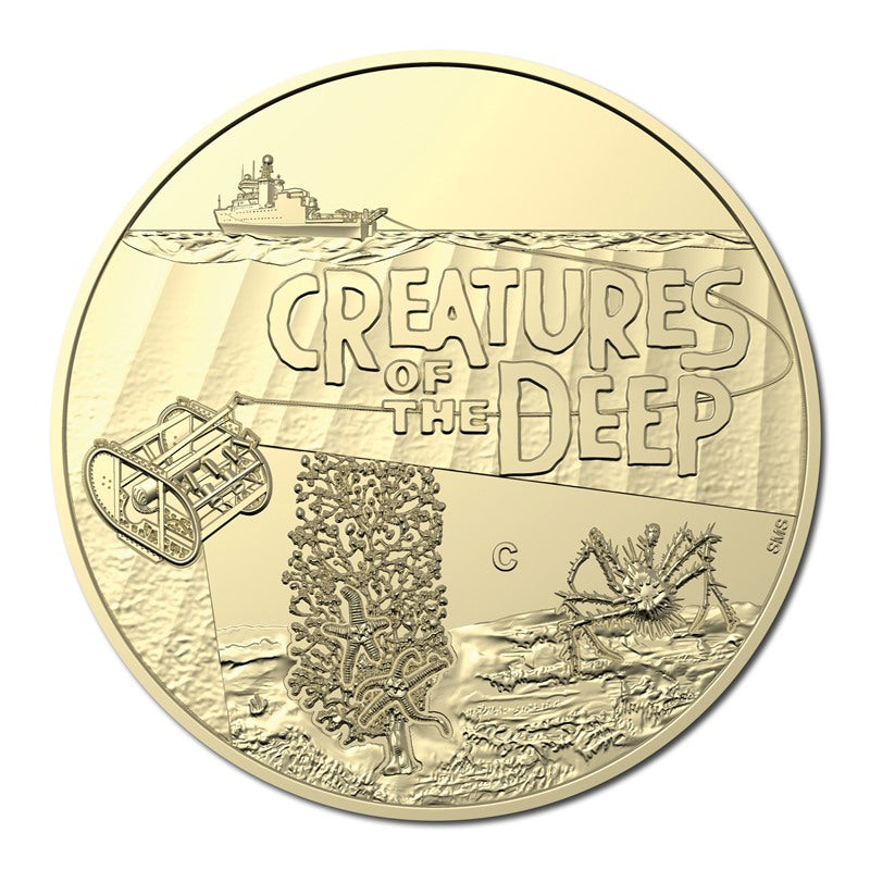 $1 2023 Creatures of the Deep 'C' Mintmark UNC - Set Of 5