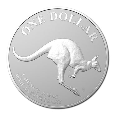 $1 2023 Kangaroo Series - Mob of Thirty Silver UNC
