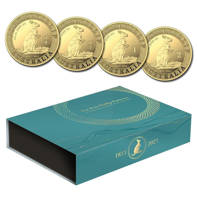 $25 2023 170th Anniversary of the Port Phillip Pattern 4 Coin Gold Proof Set