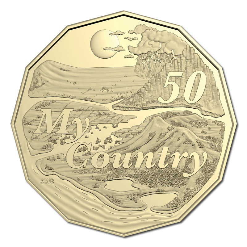 50c 2025 Dorothea Mackellar - My Country UNC